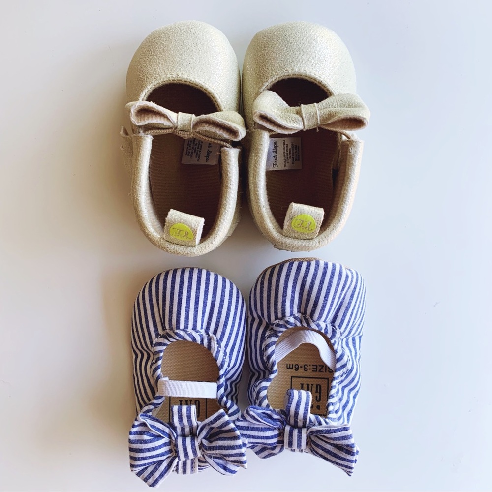 Baby flats and moccasins